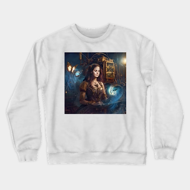 Lana Del Rey Life is Like a Butterfly Crewneck Sweatshirt by IconsPopArt